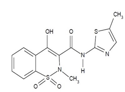 Chemical Structure (Meloxicam Struct)